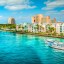 Sjö- och strandväder på Bahamas