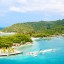Sjö- och strandväder i Haiti