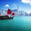 Sjö- och strandväder i Hongkong
