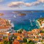Sjö- och strandväder på Kroatiens öar