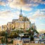 När kan man bada i Mont Saint-Michel: havstemperatur månad efter månad
