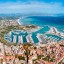 Tidpunkter för tidvatten i Cap d'Antibes för de kommande 14 dagarna