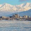Sjö- och strandväder i Anchorage kommande sju dagar