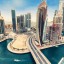Havstemperaturen i Förenade Arabemiraten stad för stad