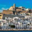 Havstemperaturen på Ibiza stad för stad