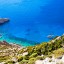 När kan man bada i Amorgos Island: havstemperatur månad efter månad