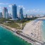 När kan man bada i Miami: havstemperatur månad efter månad