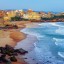 Sjö- och strandväder i franska Baskien